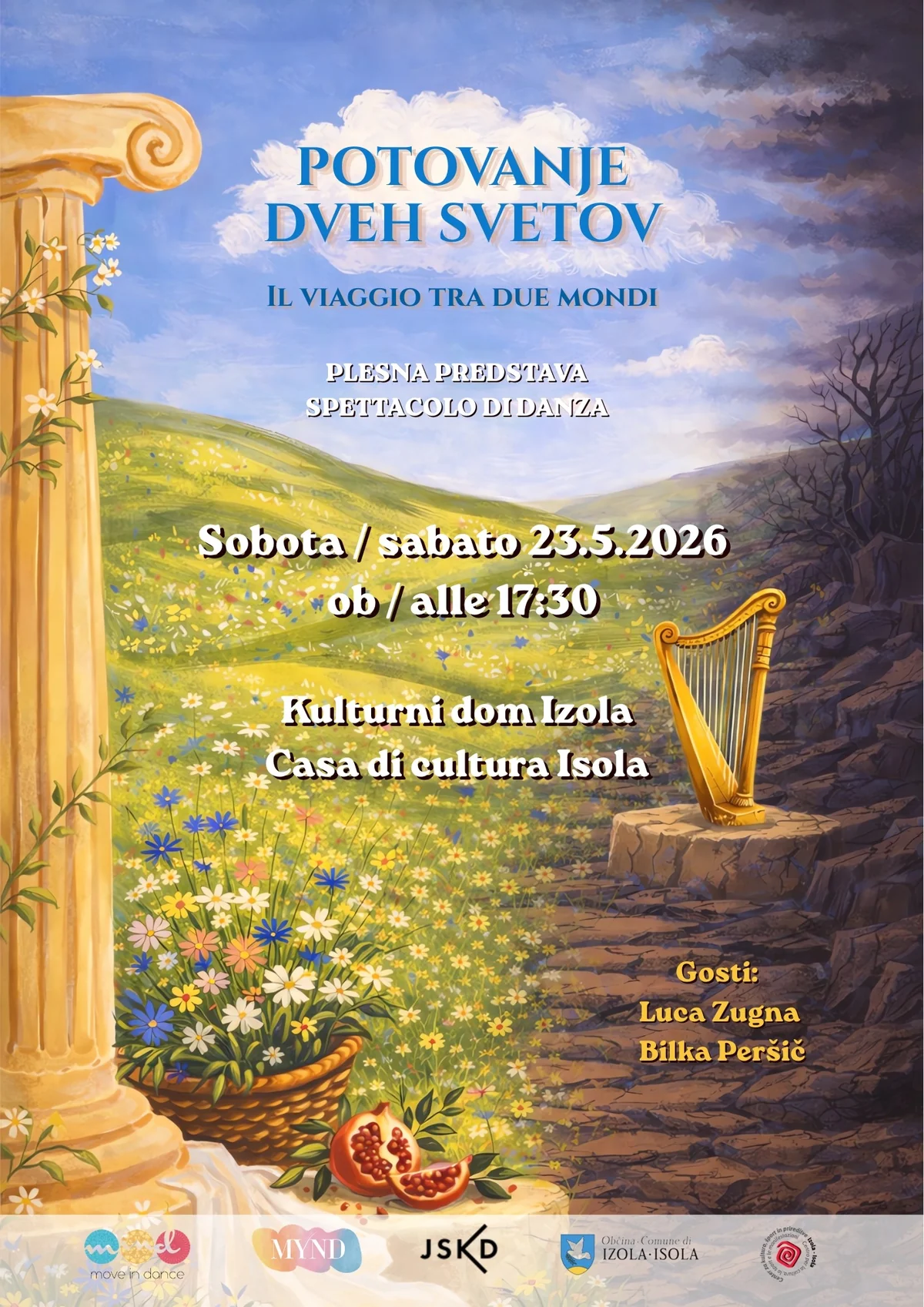 Plakat Potovanje dveh svetov za Move in Dance